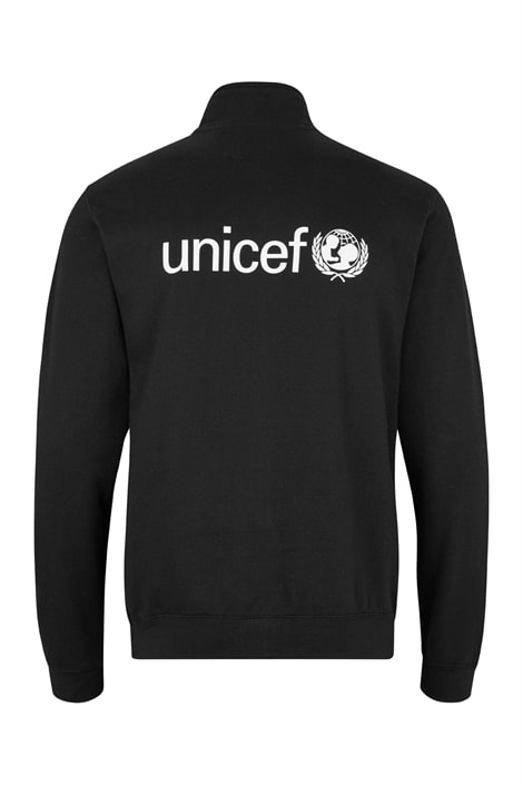Bestil denne lækre UNICEF sweatshirt i sort til unisex | UNICEF Danmark